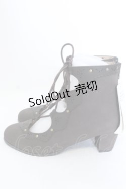 画像2: axes femme / ローズギリーショートブーツ L ブラウン O-25-04-15-1016-AX-SH-OW-OS