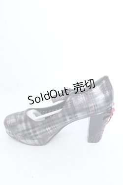 画像3: YOSUKE / チャンキーヒールパンプス L ラメチェック O-25-04-15-1017-PU-SH-IG-ZT-K001