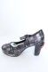 画像3: YOSUKE / チャンキーヒールパンプス L ラメチェック O-25-04-15-1017-PU-SH-IG-OS