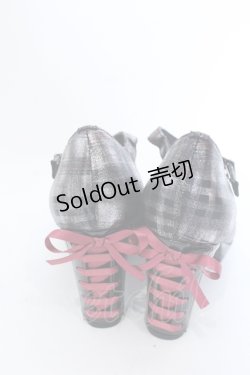 画像6: YOSUKE / チャンキーヒールパンプス L ラメチェック O-25-04-15-1017-PU-SH-IG-ZT-K001