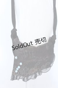 kikou / 楊柳フラップポシェット  ブラック O-25-04-15-1003-GO-BG-IG-OS