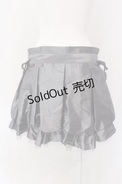 画像3: Ozz Croce / プリーツバルーンスカート  サテン グレー O-25-04-15-055-OO-SK-IG-OS