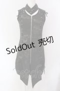 h.ANARCHY / ノースリーブレースアップトップス  ブラック O-25-04-15-061-HN-OP-IG-OS