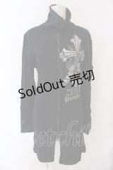 PUTUMAYO / ベルテッドスリーブクロスハイネックロングパーカー  ブラック O-25-04-15-070-PT-TO-IG-OS