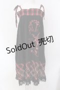 PUTUMAYO / ハート鍵マルチワンピ  ブラック×レッド O-25-04-15-071-PT-OP-IG-OS
