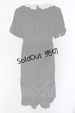 画像3: axes femme / ベロアフィッシュテールチュニック  クロ O-25-04-15-007-AX-OP-IG-OS