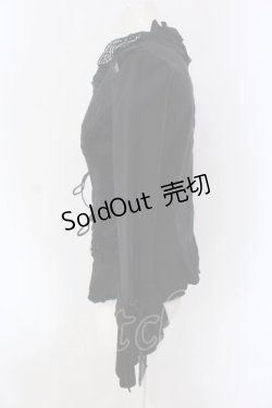 画像3: Ozz On / ベロア切り替えジップジャケット  ブラック×パープル O-25-04-15-009-OO-JA-IG-OS