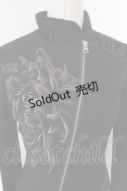 画像2: Ozz oneste / 異素材チャイナワンピース  ブラック O-25-04-15-015-OO-OP-IG-OS
