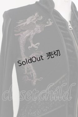 画像2: Ozz oneste / 異素材切替ジップアップワンピース  ブラック O-25-04-15-016-OO-OP-IG-OS