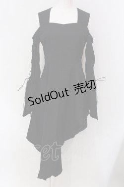 画像1: ATELIER BOZ / ジゼルジャンパースカート  ブラック O-25-04-15-017-EL-OP-IG-OS