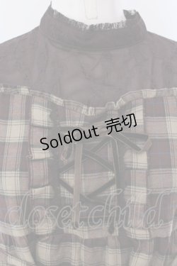 画像2: axes femme / ビスチェ風ノースリーブワンピース  ブラウン O-25-04-15-018-AX-OP-IG-OS