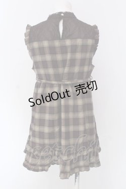 画像3: axes femme / ビスチェ風ノースリーブワンピース  ブラウン O-25-04-15-018-AX-OP-IG-OS