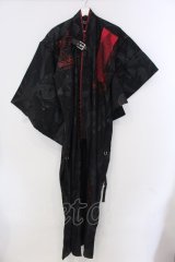 h.ANARCHY / 浴衣セット  ブラック×レッド O-25-04-15-003-HN-OP-IG-OS