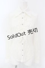Ozz On / レーシーブラウス  オフホワイト O-25-04-17-030-OO-BL-IG-OS