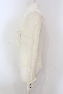 画像3: Ozz On / レーシーブラウス  オフホワイト O-25-04-17-030-OO-BL-IG-OS