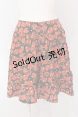 Franche Lippee / ごろごろいちご柄キュロット M アカ O-25-04-17-004-LO-SK-OW-OS