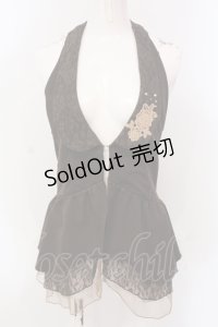 axes femme / 薔薇レースジレ  ブラウン O-25-04-17-032-AX-TO-IG-OS