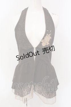 画像1: axes femme / 薔薇レースジレ  ブラウン O-25-04-17-032-AX-TO-IG-OS