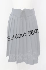 Fi.n.t / フロントレースアッププリーツスカート F ブルーグリーン O-25-04-17-033-CA-SK-OW-OS