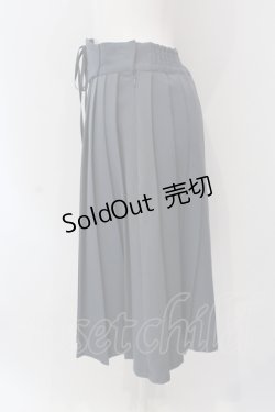 画像2: Fi.n.t / フロントレースアッププリーツスカート F ブルーグリーン O-25-04-17-033-CA-SK-OW-OS
