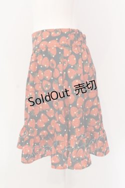 画像2: Franche Lippee / ごろごろいちご柄キュロット M アカ O-25-04-17-004-LO-SK-OW-OS