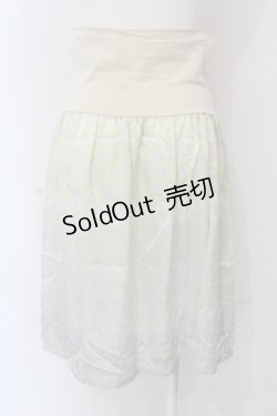 画像3: Franche Lippee / カット切り替えサテンスカート M キナリ×グリーン O-25-04-17-035-LO-SK-OW-ZT408