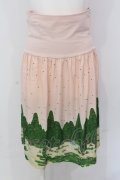 Franche Lippee / 白雪姫柄スカート M ピンク O-25-04-17-036-LO-SK-OW-ZT023