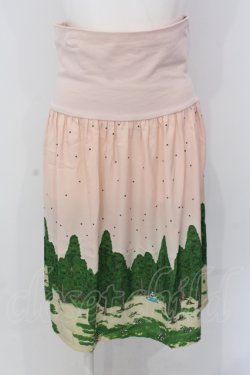 画像1: Franche Lippee / 白雪姫柄スカート M ピンク O-25-04-17-036-LO-SK-OW-ZT023