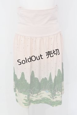 画像1: 【SALE】Franche Lippee / 白雪姫柄スカート M ピンク O-25-04-17-036-LO-SK-OW-ZT023