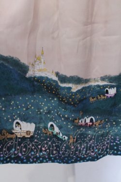 画像2: Franche Lippee / 馬車とお城柄スカート M ピンク O-25-04-17-037-LO-SK-OW-ZT045