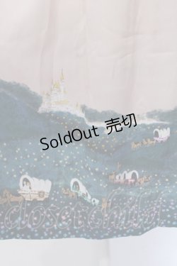 画像2: 【SALE】Franche Lippee / 馬車とお城柄スカート M ピンク O-25-04-17-037-LO-SK-OW-ZT045