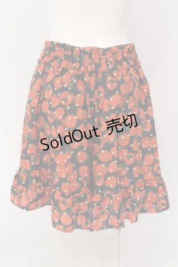 画像3: Franche Lippee / ごろごろいちご柄キュロット M アカ O-25-04-17-004-LO-SK-OW-OS