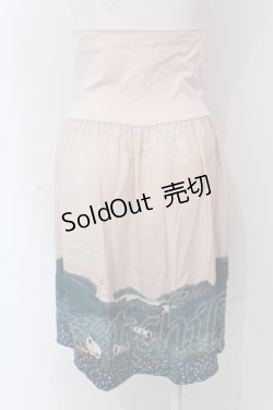 画像3: 【SALE】Franche Lippee / 馬車とお城柄スカート M ピンク O-25-04-17-037-LO-SK-OW-ZT045