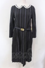 Jane Marple / Regatta stripeドミトリードレス M グレー O-25-04-17-039-JM-OP-OW-ZT073