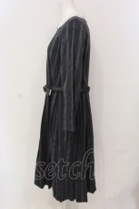 画像3: Jane Marple / Regatta stripeドミトリードレス M グレー O-25-04-17-039-JM-OP-OW-ZT073 (3)