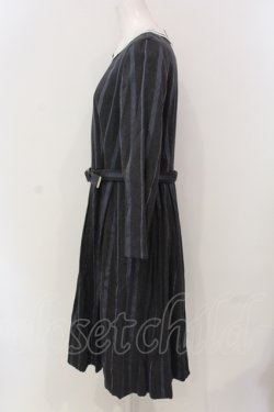 画像3: Jane Marple / Regatta stripeドミトリードレス M グレー O-25-04-17-039-JM-OP-OW-ZT073