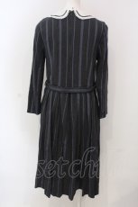 画像4: Jane Marple / Regatta stripeドミトリードレス M グレー O-25-04-17-039-JM-OP-OW-ZT073 (4)
