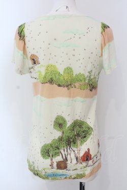 画像3: Franche Lippee / 三匹の子ぶたカットソー M キナリ系 O-25-04-17-040-LO-TO-OW-ZT073