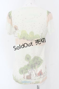 画像3: Franche Lippee / 三匹の子ぶたカットソー M キナリ系 O-25-04-17-040-LO-TO-OW-ZT073