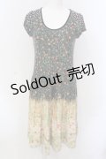 【SALE】Franche Lippee / ざくろの花お上品ワンピース M クロ×アイボリー O-25-04-17-043-LO-OP-IG-ZT073
