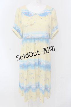 画像1: Franche Lippee / いたずら海ボーダープルオーバー M イエロー O-25-04-17-044-LO-TO-IG-ZT073