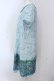 画像2: Franche Lippee / シークレットガーデンうろこワンピース M サックス O-25-04-17-045-LO-OP-IG-ZT045 (2)
