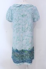 画像3: 【SALE】Franche Lippee / シークレットガーデンうろこワンピース M サックス O-25-04-17-045-LO-OP-IG-ZT045 (3)