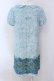 画像3: Franche Lippee / シークレットガーデンうろこワンピース M サックス O-25-04-17-045-LO-OP-IG-ZT045 (3)