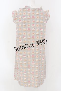 画像3: Franche Lippee / ベーカリーノースリワンピース  クロ×アイボリー O-25-04-17-046-LO-OP-IG-ZT