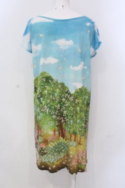 画像3: Franche Lippee / シークレットガーデンフレンチTシャツ M サックス O-25-04-17-050-LO-TO-IG-ZT045