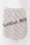 Franche Lippee / アイコンタータンチェックスカート  虹色 O-25-04-17-052-LO-SK-IG-OS