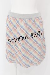 Franche Lippee / アイコンタータンチェックスカート  虹色 O-25-04-17-052-LO-SK-IG-OS
