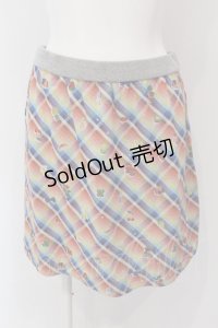 Franche Lippee / アイコンタータンチェックスカート  虹色 O-25-04-17-052-LO-SK-IG-OS