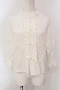 Amavel / Paisley Chinoisマオカラーブラウス  シロ O-25-04-17-055-CA-BL-IG-OS